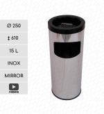 GESSERIT A 250 Inox Mirror 15 liter Hamutartós hulladékgyűjtő